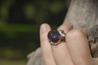 кольцо с опалом &quot;Мышь&quot;.