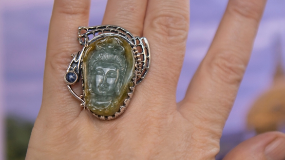 Кольцо " Будда"