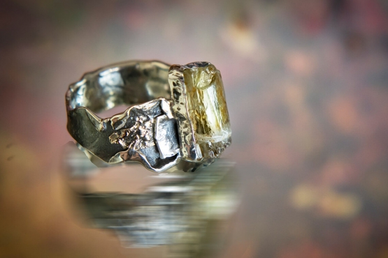 Sultanite Crystal Ring